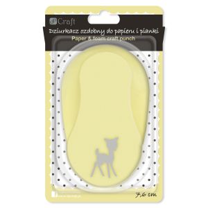 Dziurkacz ozdobny dpCraft do papieru i pianki 7,6cm Sarenka